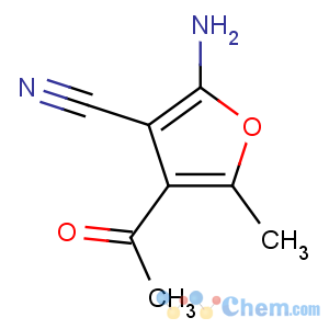 CAS No:108129-35-7 3-Furancarbonitrile,4-acetyl-2-amino-5-methyl-