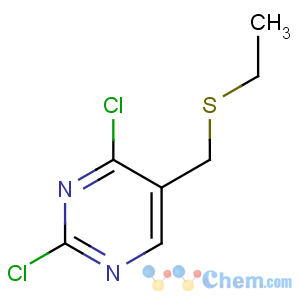 CAS No:108141-35-1 2,4-dichloro-5-(ethylsulfanylmethyl)pyrimidine