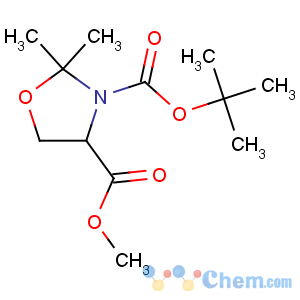 CAS No:108149-60-6 3-O-tert-butyl 4-O-methyl<br />(4S)-2,2-dimethyl-1,3-oxazolidine-3,4-dicarboxylate
