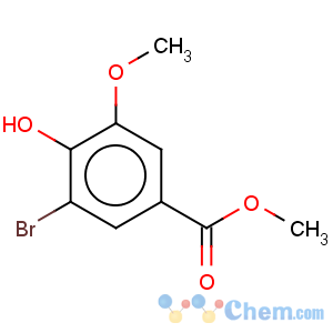 CAS No:108249-43-0 Benzoic acid,3-bromo-4-hydroxy-5-methoxy-, methyl ester