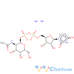 CAS No:108320-87-2 Uridine 5'-(trihydrogendiphosphate), P'-[2-(acetylamino)-2-deoxy-a-D-galactopyranosyl] ester, disodium salt (9CI)