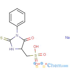 CAS No:108321-85-3 [(4R)-5-oxo-1-phenyl-2-sulfanylideneimidazolidin-4-yl]methanesulfonic<br />acid