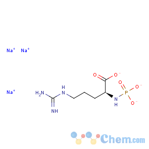 CAS No:108321-86-4 L-Ornithine,N5-[imino(phosphonoamino)methyl]-, monosodium salt (9CI)