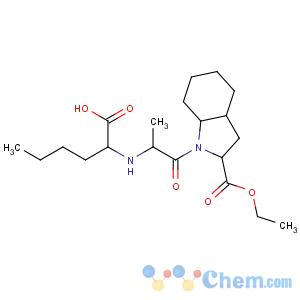 CAS No:108391-88-4 (2S)-2-[[(2S)-1-[(2S,3aS,7aS)-2-ethoxycarbonyl-2,3,3a,4,5,6,7,<br />7a-octahydroindol-1-yl]-1-oxopropan-2-yl]amino]hexanoic acid