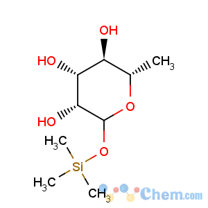 CAS No:108392-01-4 L-Mannopyranose,6-deoxy-1,2,3,4-tetrakis-O-(trimethylsilyl)- (9CI)