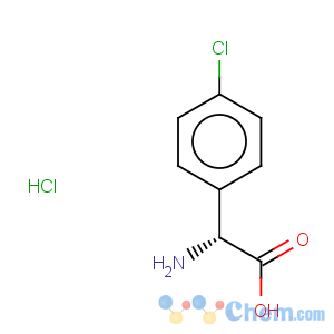 CAS No:108392-76-3 Benzeneacetic acid, a-amino-4-chloro-, hydrochloride(1:1), (aR)-