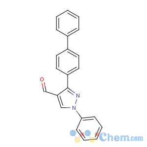 CAS No:108446-64-6 1-phenyl-3-(4-phenylphenyl)pyrazole-4-carbaldehyde