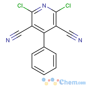 CAS No:1086-02-8 2,6-dichloro-4-phenylpyridine-3,5-dicarbonitrile