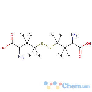 CAS No:108641-82-3 Butanoic-3,3,4,4-d4acid, 4,4'-dithiobis[2-amino-