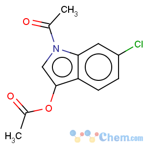 CAS No:108761-33-7 Ethanone,1-[3-(acetyloxy)-6-chloro-1H-indol-1-yl]-