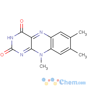 CAS No:1088-56-8 7,8,10-trimethylbenzo[g]pteridine-2,4-dione