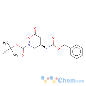 CAS No:108919-51-3 Butanoicacid,4-[[(1,1-dimethylethoxy)carbonyl]amino]-3-[[(phenylmethoxy)carbonyl]amino]-,(R)- (9CI)