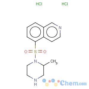 CAS No:108930-17-2 Isoquinoline,5-[(2-methyl-1-piperazinyl)sulfonyl]-, hydrochloride (1:2)