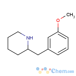 CAS No:108958-36-7 2-[(3-methoxyphenyl)methyl]piperidine