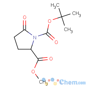 CAS No:108963-96-8 1-O-tert-butyl 2-O-methyl (2S)-5-oxopyrrolidine-1,2-dicarboxylate