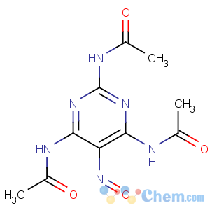 CAS No:1090-42-2 Acetamide,N,N',N''-(5-nitroso-2,4,6-pyrimidinetriyl)tris- (8CI,9CI)