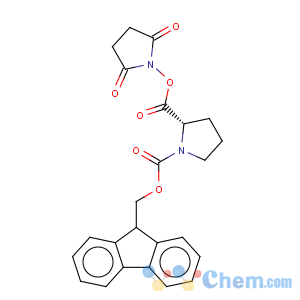 CAS No:109074-94-4 1,2-Pyrrolidinedicarboxylicacid, 2-(2,5-dioxo-1-pyrrolidinyl) 1-(9H-fluoren-9-ylmethyl) ester, (2S)-