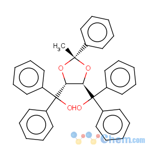 CAS No:109306-21-0 1,3-Dioxolane-4,5-dimethanol,2-methyl-a4,a4,a5,a5,2-pentaphenyl-, (4R,5R)-