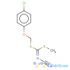 CAS No:109349-01-1 Carbonimidodithioicacid, cyano-, (4-chlorophenoxy)methyl methyl ester (9CI)
