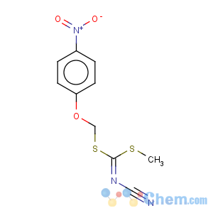 CAS No:109349-04-4 Carbonimidodithioicacid, cyano-, methyl (4-nitrophenoxy)methyl ester (9CI)