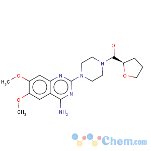 CAS No:109351-34-0 Methanone,[4-(4-amino-6,7-dimethoxy-2-quinazolinyl)-1-piperazinyl][(2R)-tetrahydro-2-furanyl]-