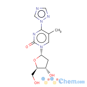 CAS No:109389-25-5 2(1H)-Pyrimidinone,1-(2-deoxy-b-D-erythro-pentofuranosyl)-5-methyl-4-(1H-1,2,4-triazol-1-yl)-