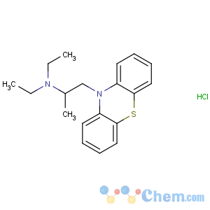 CAS No:1094-08-2 N,N-diethyl-1-phenothiazin-10-ylpropan-2-amine