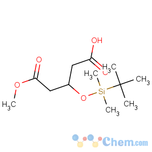CAS No:109462-20-6 Pentanedioic acid,3-[[(1,1-dimethylethyl)dimethylsilyl]oxy]-, 1-methyl ester
