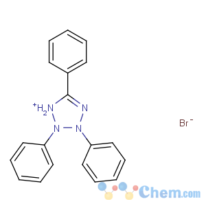 CAS No:1096-80-6 2,3,5-triphenyl-1H-tetrazol-1-ium