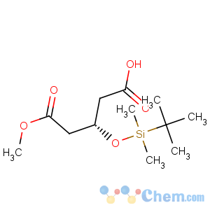 CAS No:109721-08-6 Pentanedioic acid,3-[[(1,1-dimethylethyl)dimethylsilyl]oxy]-, 1-methyl ester, (3S)-