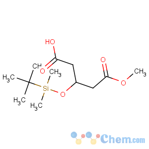 CAS No:109744-49-2 (3R)-3-[tert-butyl(dimethyl)silyl]oxy-5-methoxy-5-oxopentanoic acid