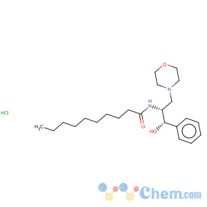 CAS No:109760-77-2 Decanamide,N-[(1R,2S)-2-hydroxy-1-(4-morpholinylmethyl)-2-phenylethyl]-, rel-