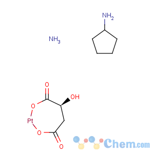 CAS No:109837-67-4 Platinum,ammine(cyclopentanamine)[hydroxybutanedioato(2-)-kO1,kO4]- (9CI)