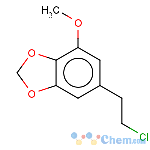 CAS No:109856-89-5 1,3-Benzodioxole,6-(2-chloroethyl)-4-methoxy-