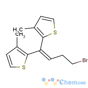 CAS No:109857-81-0 2-[4-bromo-1-(3-methylthiophen-2-yl)but-1-enyl]-3-methylthiophene