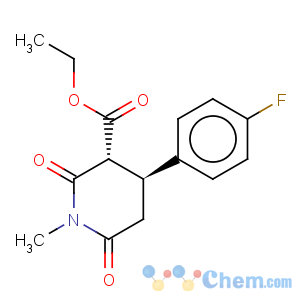 CAS No:109887-52-7 trans-3-Ethoxycarbonyl-4-(4-flurophenyl)-N-methyl piperdine-2,6-dione