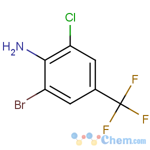 CAS No:109919-26-8 2-bromo-6-chloro-4-(trifluoromethyl)aniline