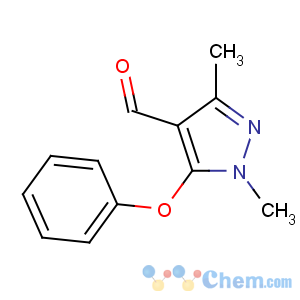 CAS No:109925-10-2 1,3-dimethyl-5-phenoxypyrazole-4-carbaldehyde
