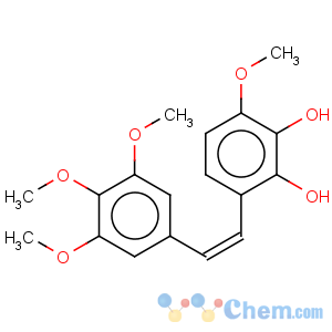 CAS No:109971-63-3 1,2-Benzenediol,3-methoxy-6-[(1Z)-2-(3,4,5-trimethoxyphenyl)ethenyl]-