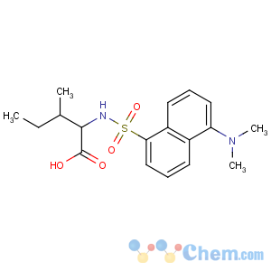 CAS No:1100-21-6 (2S,<br />3S)-2-[[5-(dimethylamino)naphthalen-1-yl]sulfonylamino]-3-<br />methylpentanoic acid