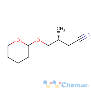 CAS No:110171-23-8 (3r)-3-methyl-4-[(tetrahydro-2h-pyran-2-yl)oxy]-butanenitrile