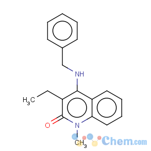 CAS No:110229-52-2 4-Benzylamino-3-ethyl-1-methyl-1H-quinolin-2-one