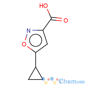 CAS No:110256-15-0 3-Isoxazolecarboxylicacid, 5-cyclopropyl-