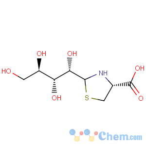 CAS No:110270-13-8 4-Thiazolidinecarboxylicacid, 2-(1,2,3,4-tetrahydroxybutyl)-, [2R-[2a(1S*,2R*,3R*),4a]]- (9CI)