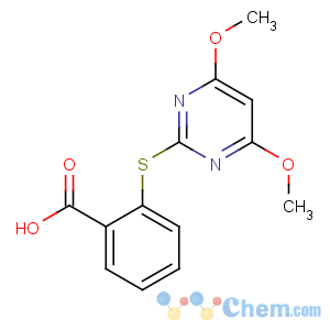CAS No:110284-79-2 2-(4,6-dimethoxypyrimidin-2-yl)sulfanylbenzoic acid