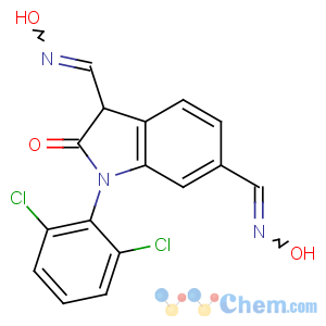 CAS No:110370-43-9 1-(2,6-dichlorophenyl)-3,6-bis[(E)-hydroxyiminomethyl]-3H-indol-2-one