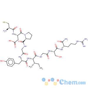CAS No:110590-61-9 L-Argininamide,L-cysteinyl-L-a-aspartyl-L-prolylglycyl-L-tyrosyl-L-isoleucylglycyl-L-seryl-