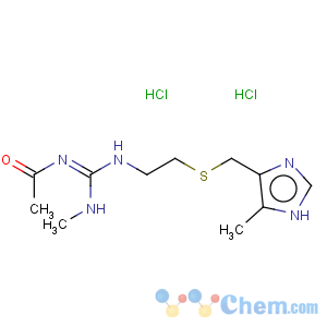 CAS No:110592-19-3 Acetamide,N-[[[2-[[(4-methyl-1H-imidazol-5-yl)methyl]thio]ethyl]amino](methylimino)methyl]-