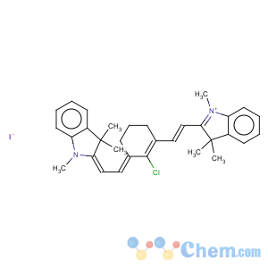 CAS No:110634-99-6 2-[7'-((1''-methyl-3'',3''-dimethylindolin-2''-ylidene)-4-chloro-3',5'-propane-1''',3'''-diyl)-1',3',5'-heptatrien-1'-yl]-1-methyl-3,3-dimethylindolinium iodide