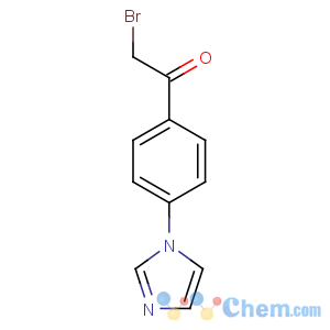 CAS No:110668-69-4 2-bromo-1-(4-imidazol-1-ylphenyl)ethanone